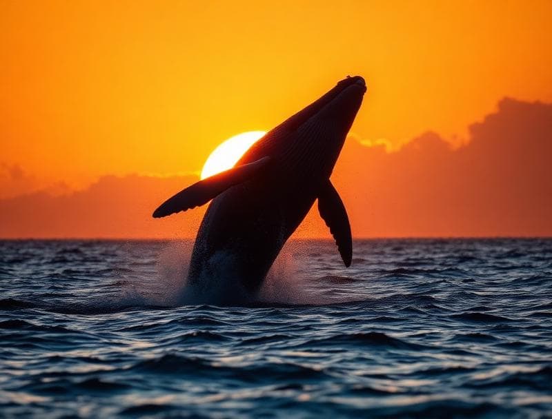Whale watching in the Pacific