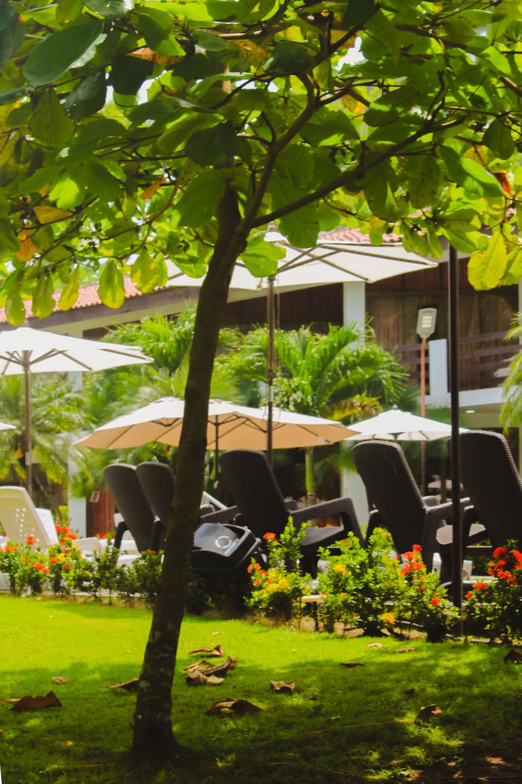 Outdoor resort areas